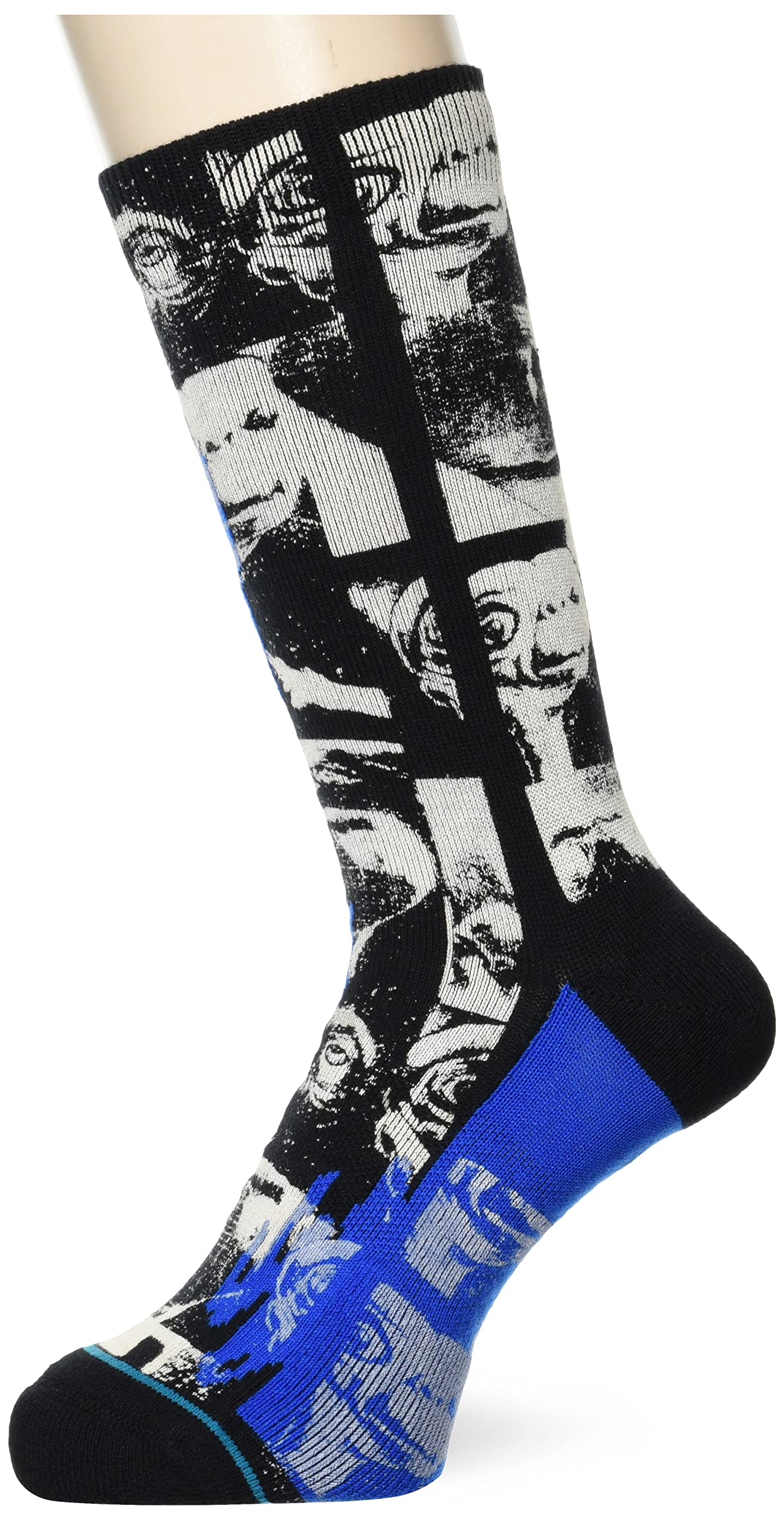Stance Unisex Black Phone Home Crew Socks Et Movie Infiknit Uk Sizes 6 - 13 (As8, Alpha, L, Regular, Regular, Large)