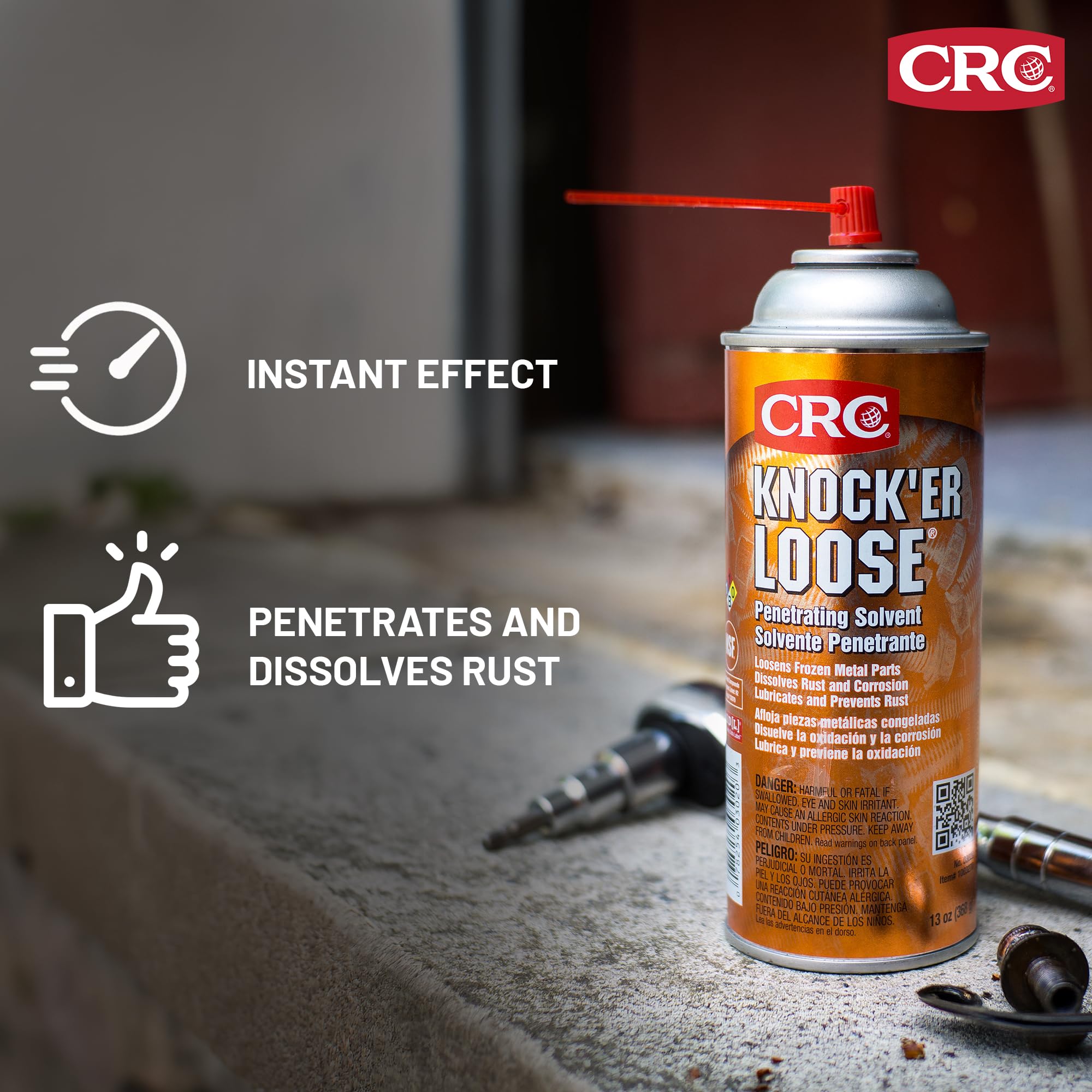 CRC Knocker Loose Penetrating Solvent 03020 [Reddish] 13 WT. Oz. Industrial Grade Penetrating Solvent and Lubricant product thumbnail 3