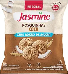 Jasmine Rosquinhas Coco Integral Zero Açúcar 120g