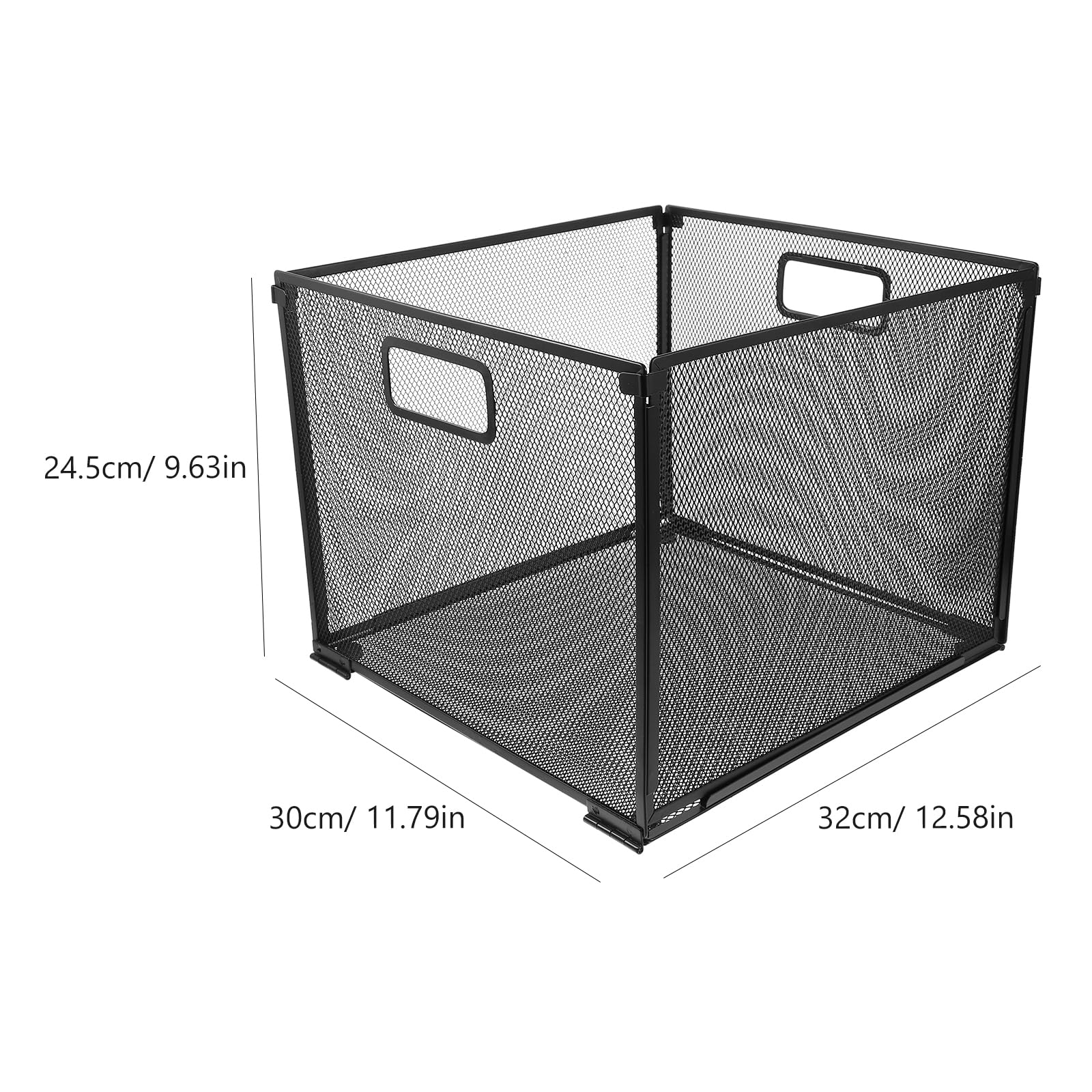 Ciieeo Dateibox Einklappen Organisationskorb Für Kleinigkeiten Wand-aktenhalter-rack Hängender Aktenhalter Aus Netzstoff Hängeregistraturkorb Aktenkorb Büro Metall Groß Finishing-korb