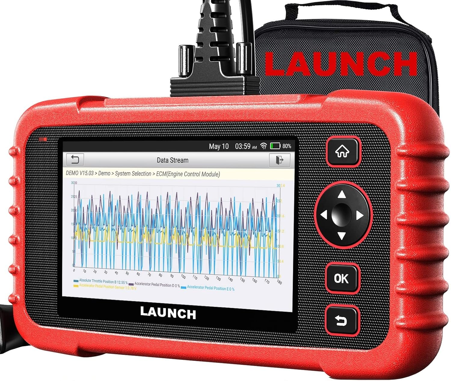 LAUNCH OBD2 Scanner CRP123X, Diagnostic Tool for Vehicle Engine