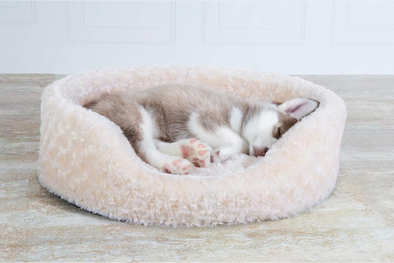 Buy Furhaven Round Pet Beds For Small Medium And Large Dogs Snuggery Dog Bed With Attached Blanket Hooded Donut Bolster Bed And More Online In Turkey B008co48oa