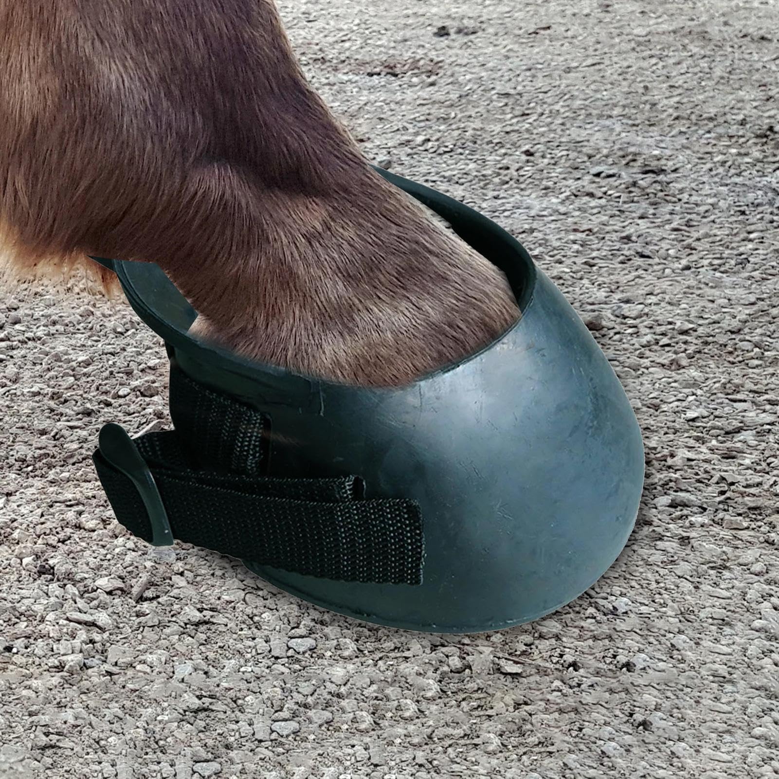 Soft Ride Stivali per Antiscivolo con Regolabile | Protettore per Zoccoli di Cavallo Per Pareggio Protezione Riabilitazione Gara Allenamento