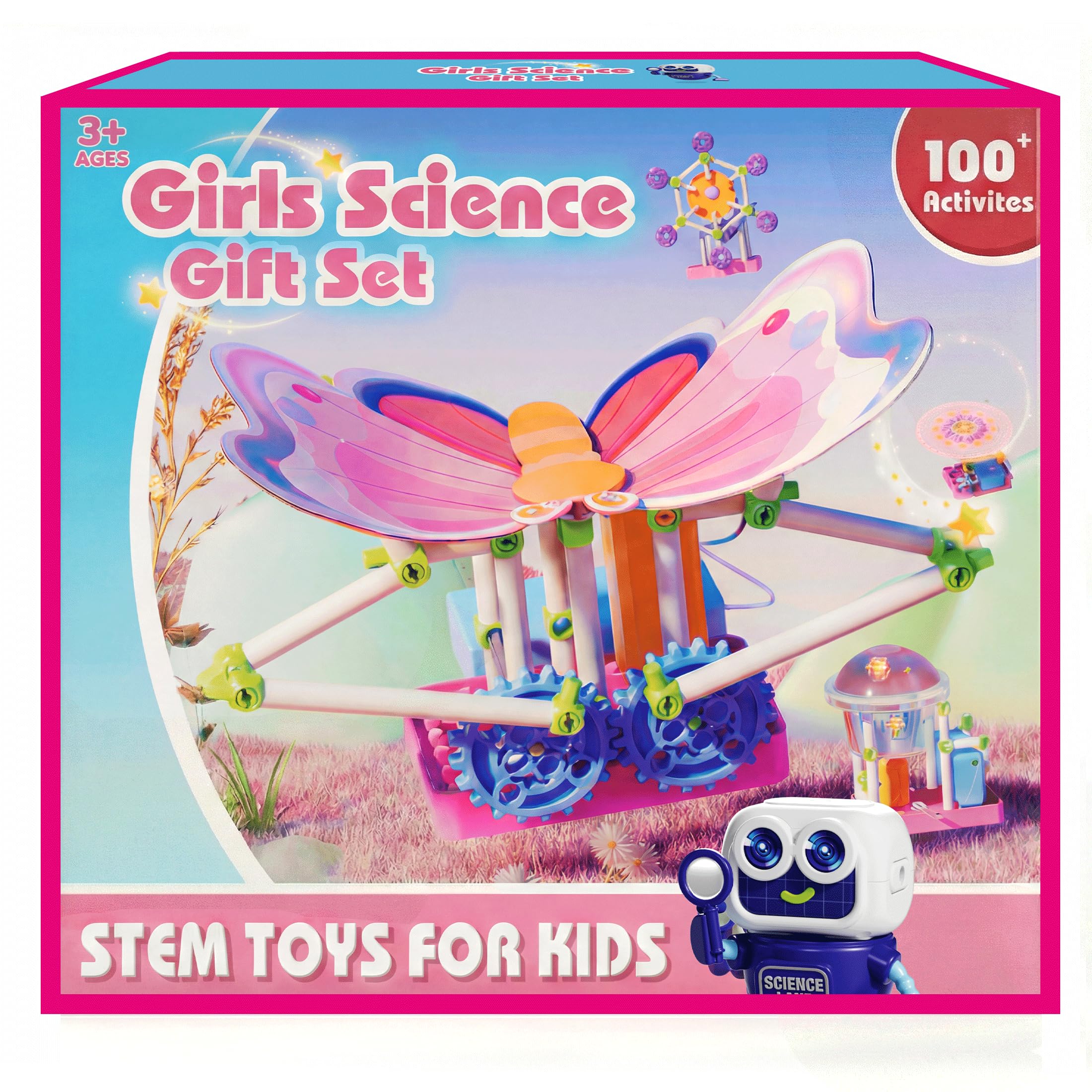 SMILESSKIDDO Science Kit for Girls 100+ Experiments, STEM Toys | Educational Projects, Fu…