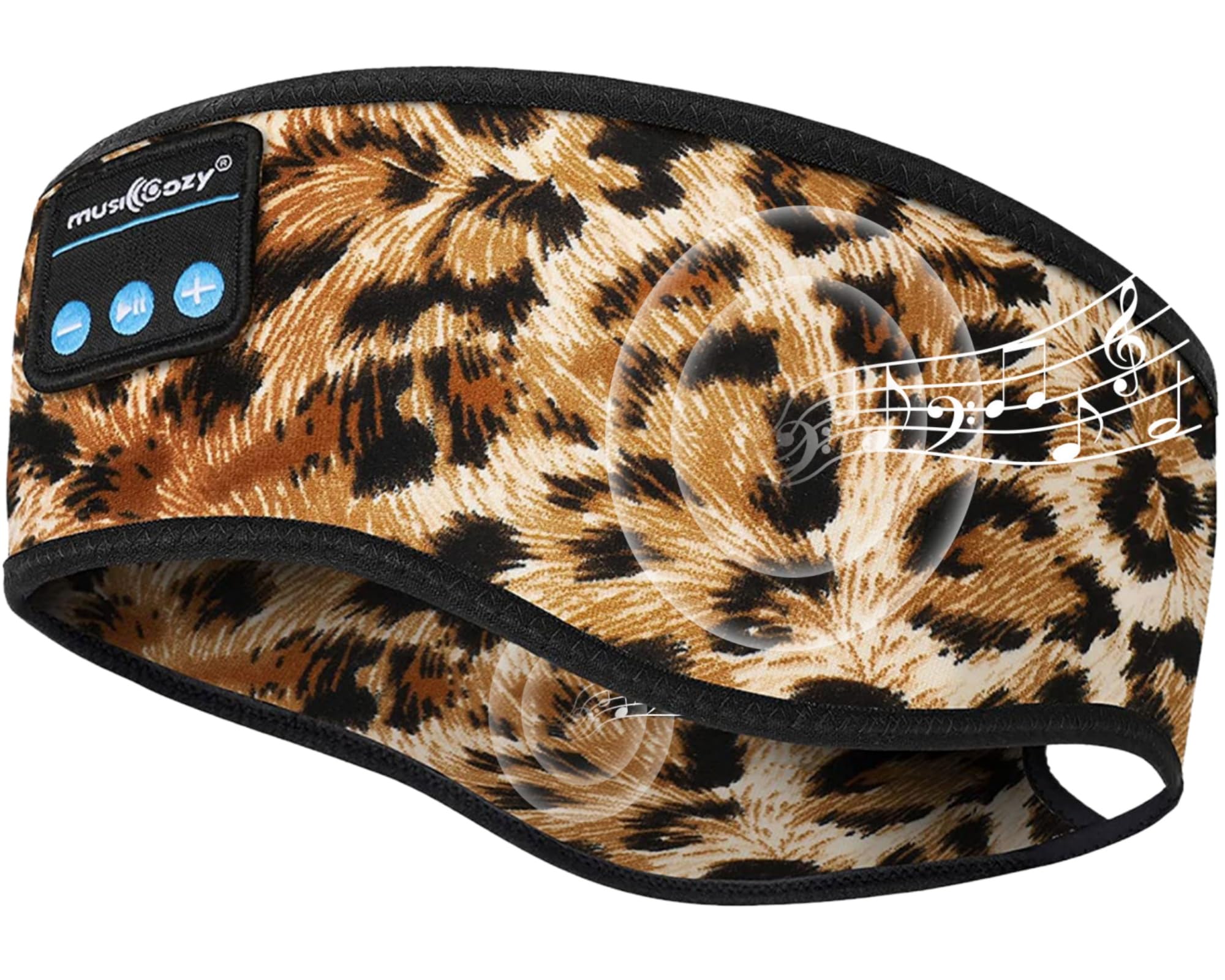 MUSICOZY Bluetooth 5.4 Headband Sleep Headphones, Wireless Music Sleeping Mask Headband with Earbuds for Sports, Travel, Yoga, Office, Ideal for Mom,