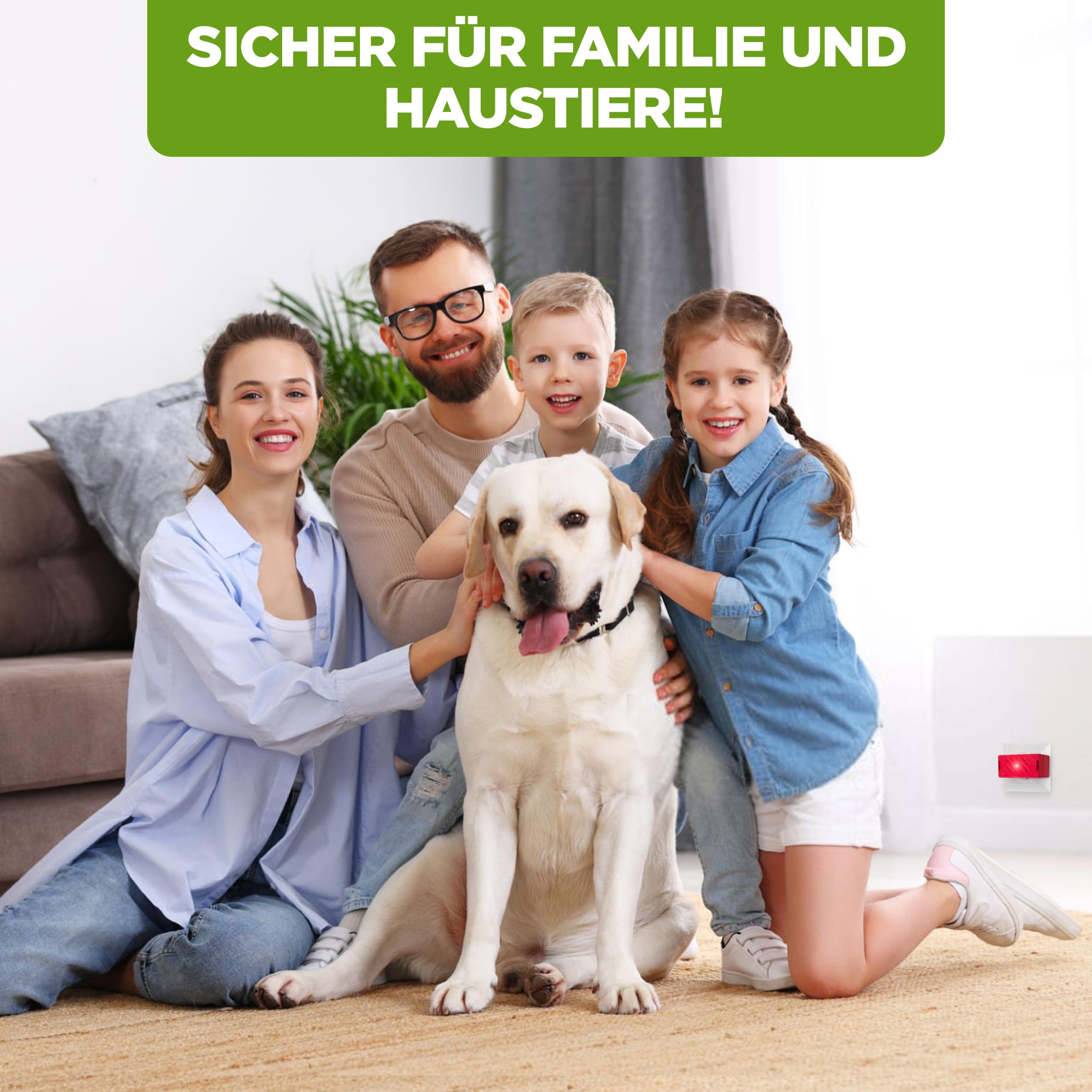 ISOTRONIC Ultraschall Mäuseabwehr zum Mäuse & Ratten vertreiben – Schädlingsvertreiber für Dachboden, Keller & Garage – Mäuseschreck ohne Gift & Mausefalle – 30m² Wirkungsbereich (3 Stück)