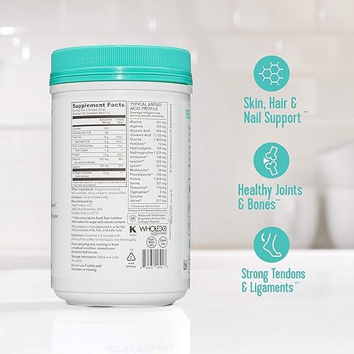 Vista 23 de Vital Proteins Polvo de péptidos de colágeno - Crema de café moca para el cabello, la piel y las uñas, 11.2 onzas