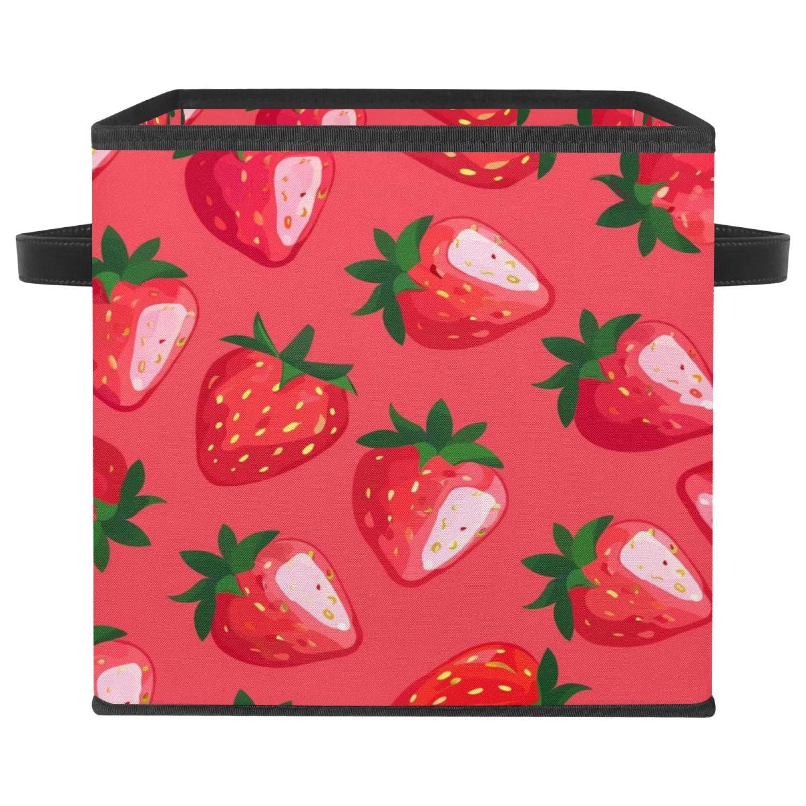 Boîte de rangement fraise pour dressing et chambre d'enfant