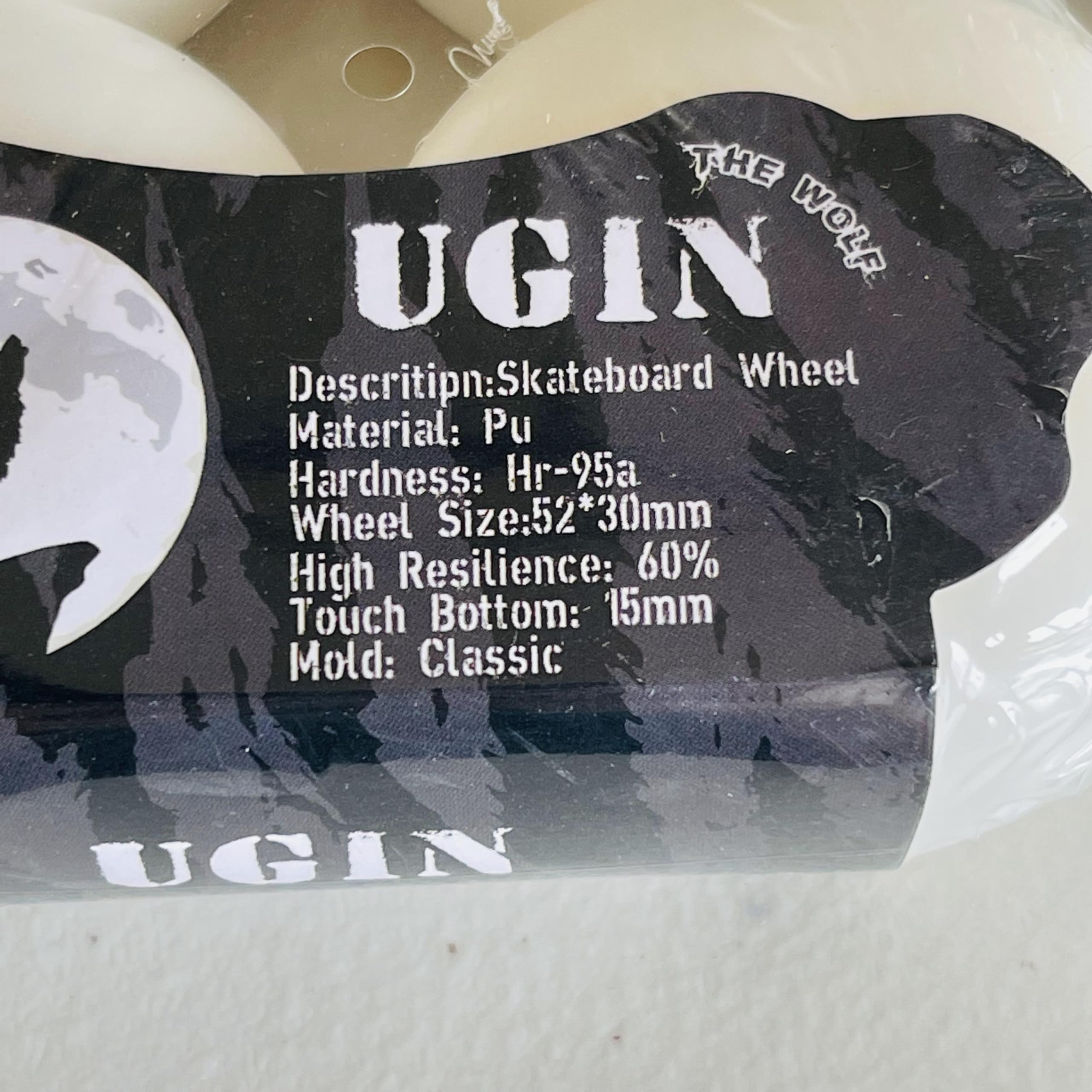 Amazon.co.jp: UGIN 95A 52*30mm ハードウィール + ABEC11ベアリング