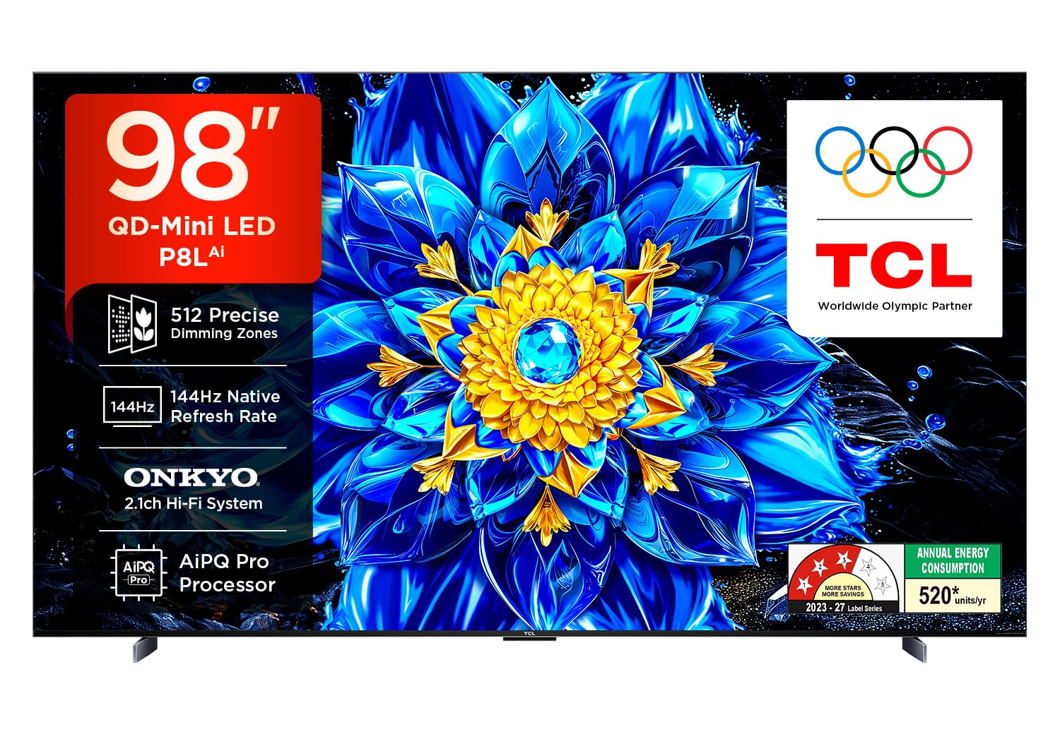 TCL 248 cm (98 inches) 4K UHD Smart QD-Mini LED Google TV 98P8L (Black)-image-34