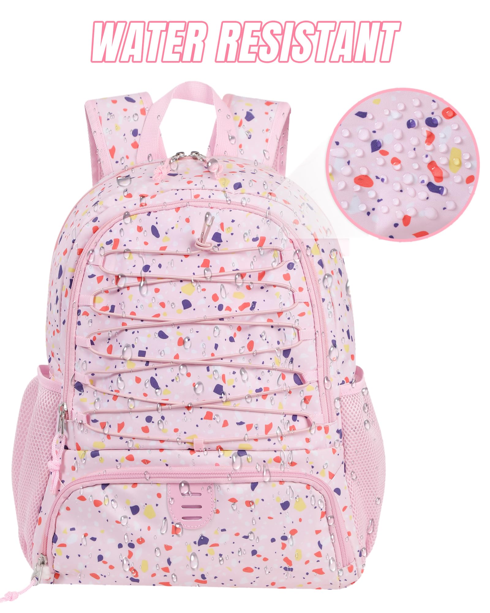 TRAILKICKER Fußball-Rucksack, 32 l, Rosa, Fußballtasche mit Ballhalter, Schuhfach, wasserabweisend, atmungsaktiv, Multisport-Rucksack für Basketball, Volleyball, Fußball, Helm