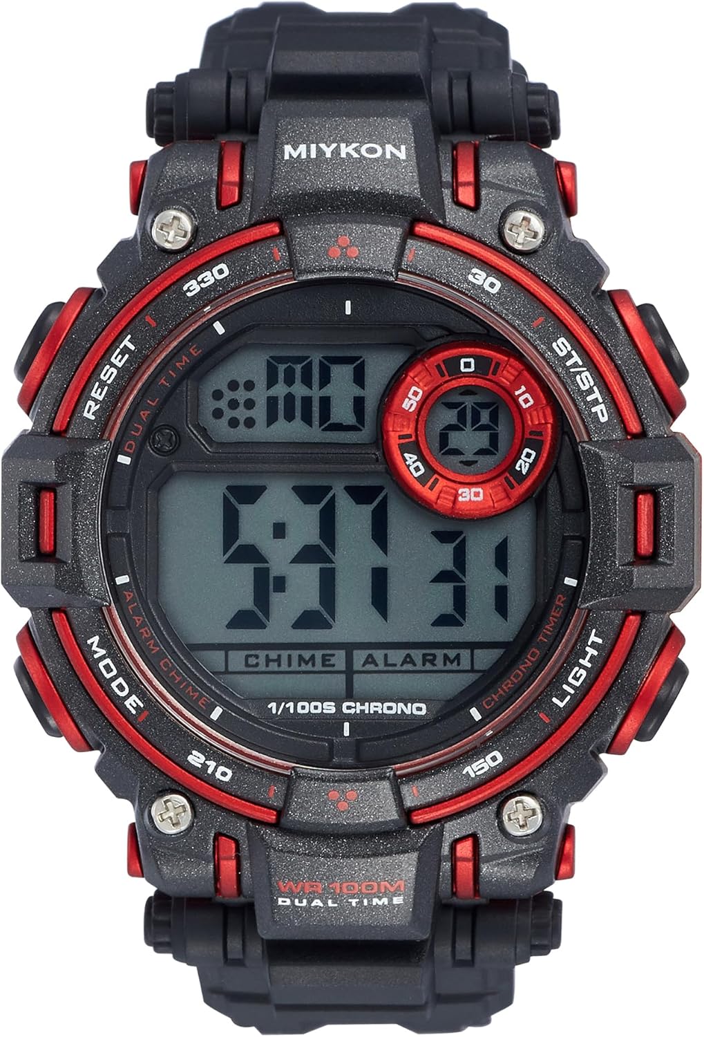 Miykon Waterproof Watches for Women | Sports Digital Watch Womens | Lightweight and Shockproof Resin, Super Illuminator, Stopwatch and Timer, Alarm, Dual Time, 24hr Military Time, 100M Water Resistant