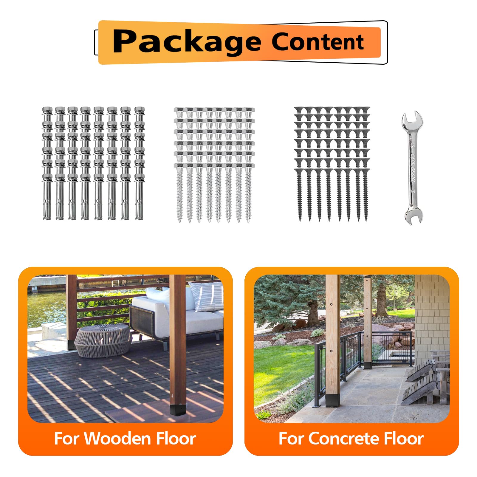 Set di 2 supporti per pali da 10,2 x 15,2 cm, (dimensioni interne 9,1 x 14,2 cm), staffe per pali in metallo nero verniciato a polvere spesso in acciaio verniciato a polvere per esterni per supporto