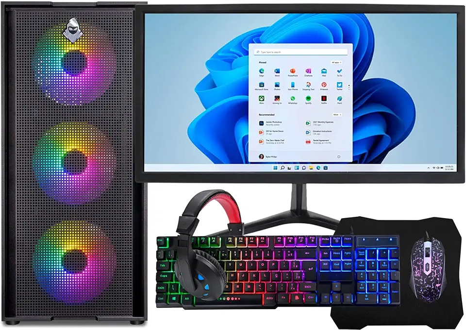 PC Gamer Completo Intel Core I7 3.4GHz 16GB DDR3 SSD 480GB Monitor 19" Kit Gamer - Escolha a placa de vídeo Na falta da Rx 550, será enviado a GTX 750 de 4gb, que é 15% superior a RX 550