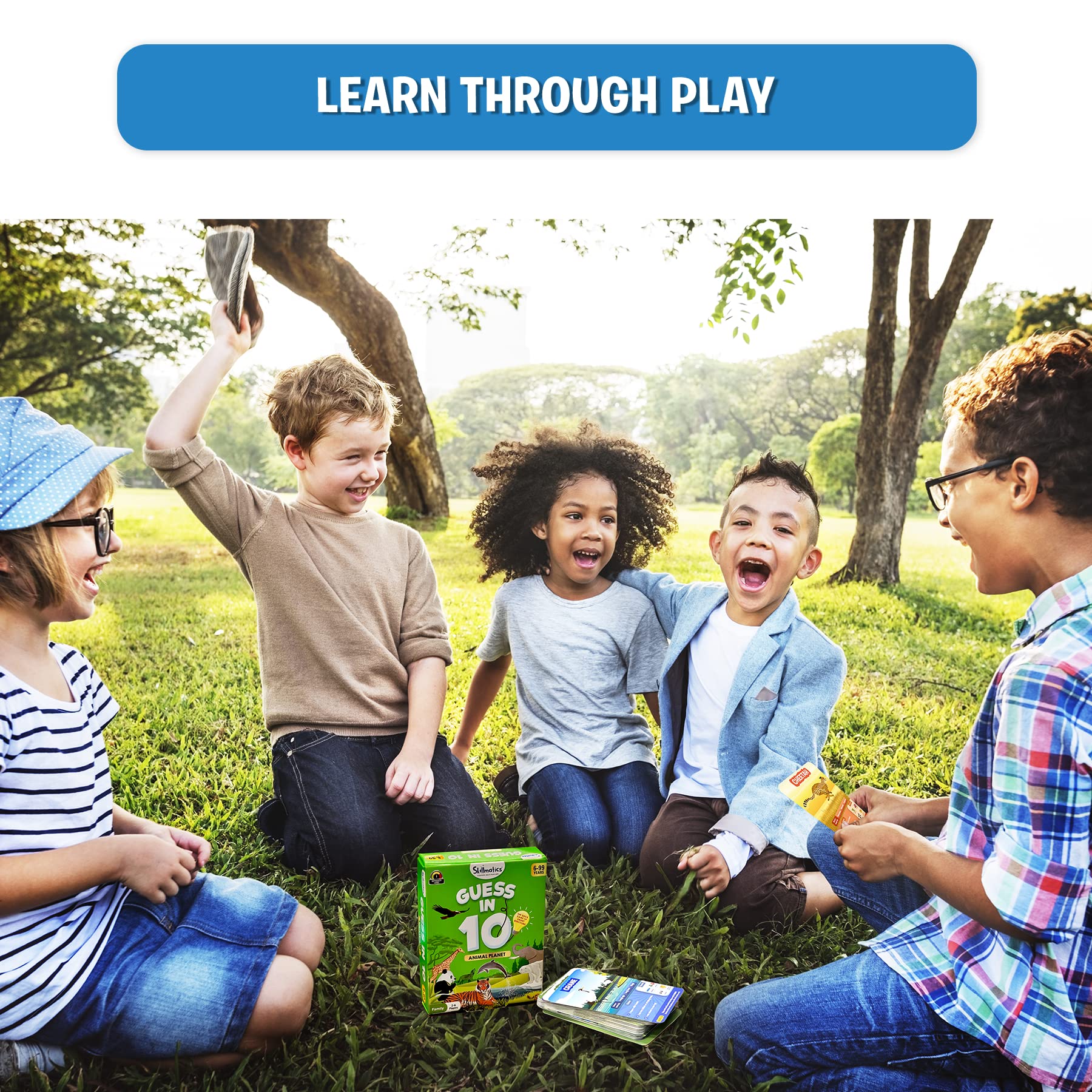 Skillmatics Card Game Guess in 10 Animal Gifts for 6 Year