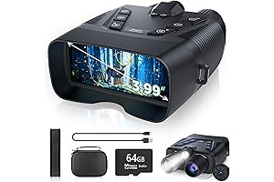 CRYSTAL BLUE Night Vision Goggles for Camping Security Hunting Wildlife Spotting