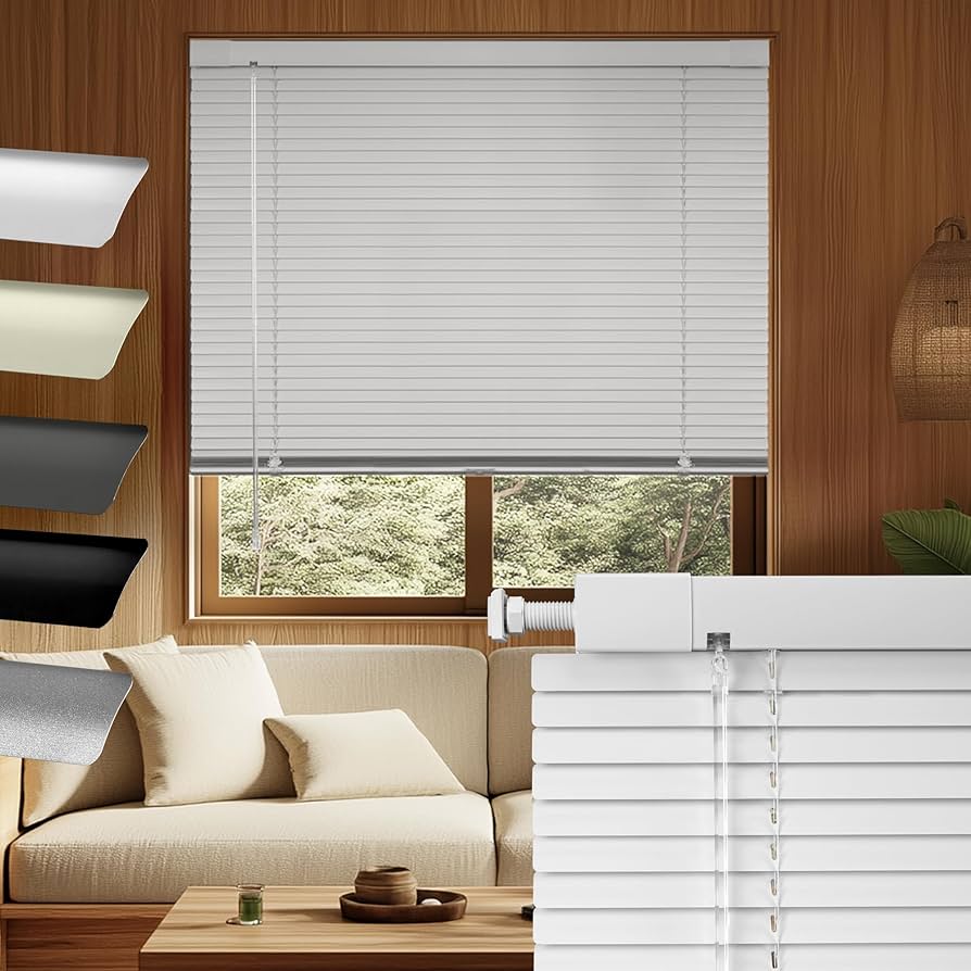Amazon｜MoDanCeQ ブラインド 突っ張り式 アルミブラインド カーテン