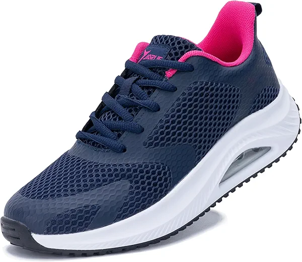 JOYFON Womens Plantar Fasciitis Tennis Shoes Walking Arch Support Orthotic Non Slip Sneakers for Gym Workout Jogging US6-11