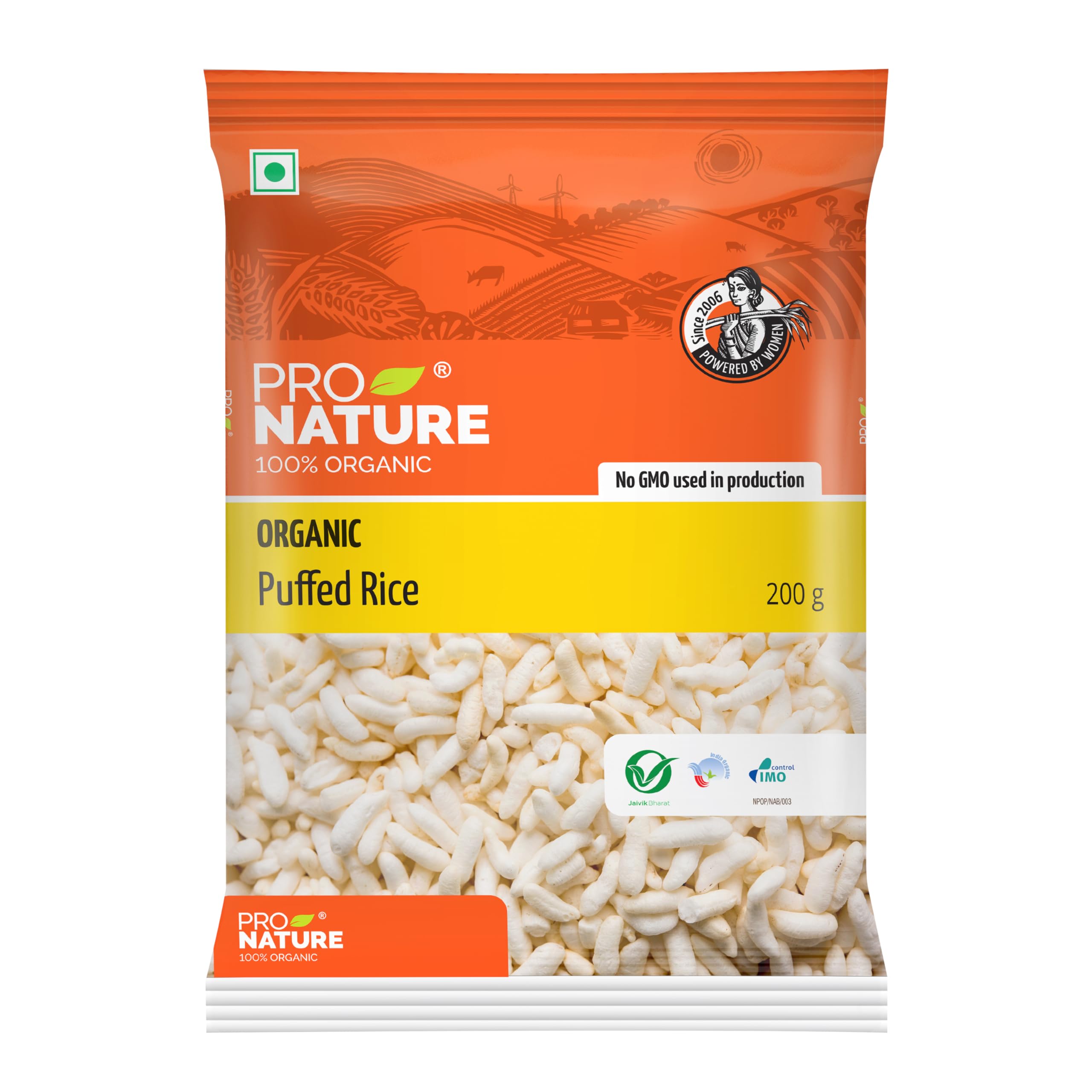 Pro Nature Organic Puffed Rice, 200g