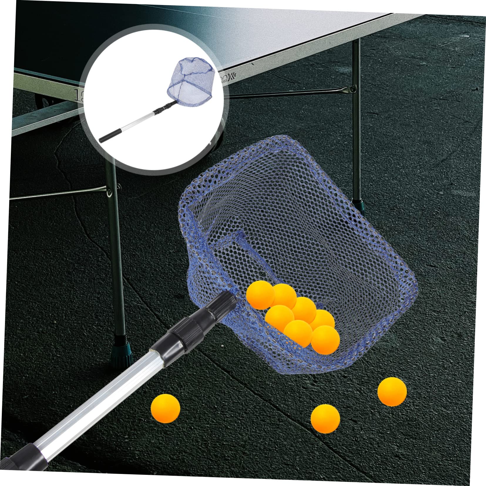 BESPORTBLE Convenient Balls Picker for Tennis Pong Telescopic Handle and Lightweight Design