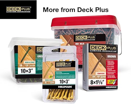 Miniatura 6 de Cubierta de tornillos HILLMAN FASTENERS 48419 5 LB 3x10