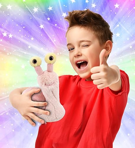 Miniatura 9 de DolliBu Animal de peluche de caracol  Caracol naranja suave abrazable adorable juguete de peluche de caracol lindo regalo de vida salvaje para niños