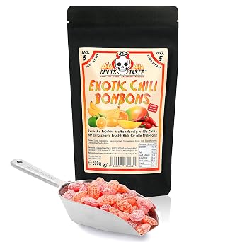 Exotic Chili Bonbon Xtra Sharp 200 g RED DEVILS TASTE