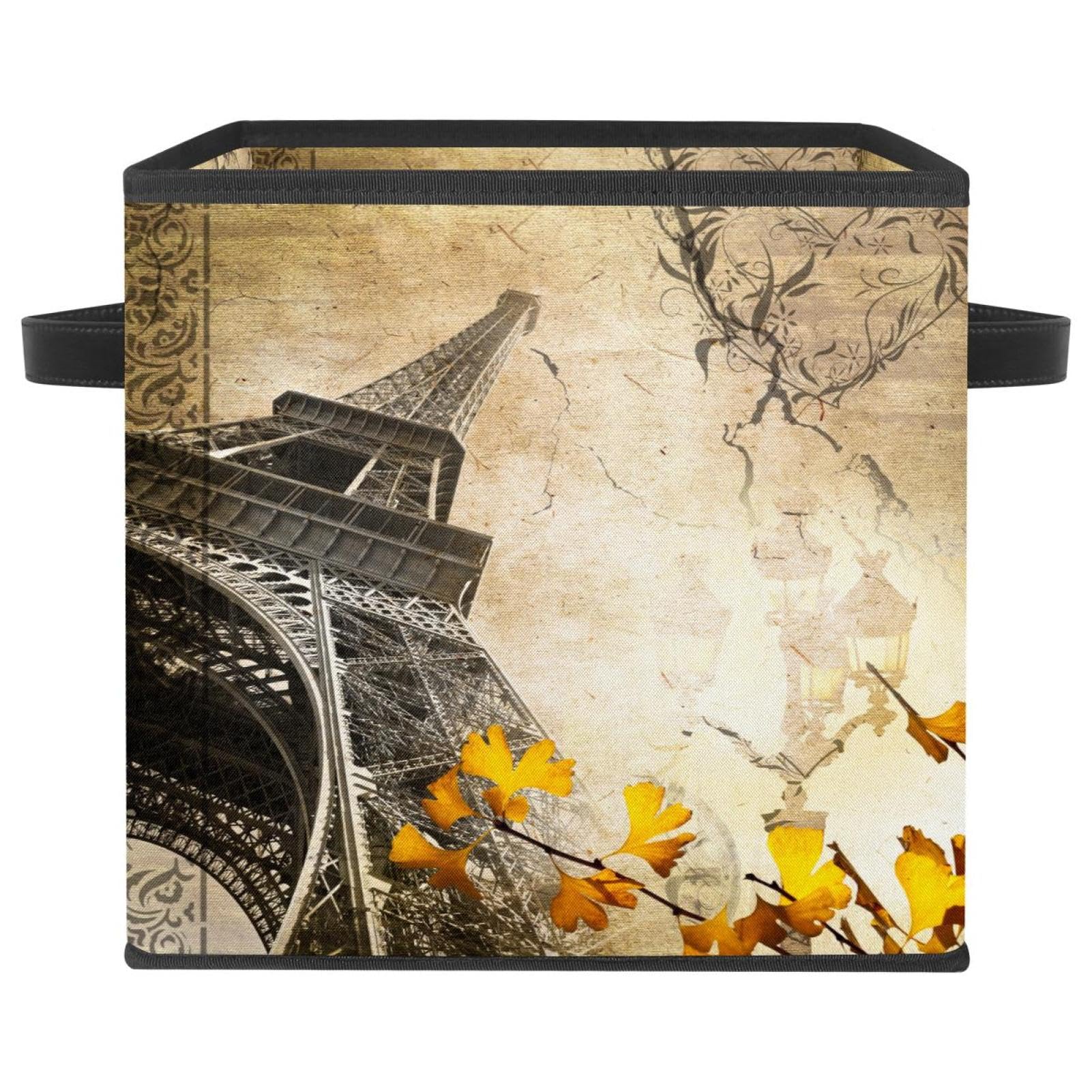 Panier de rangement en tissu avec poignées pour ranger rapidement les jouets