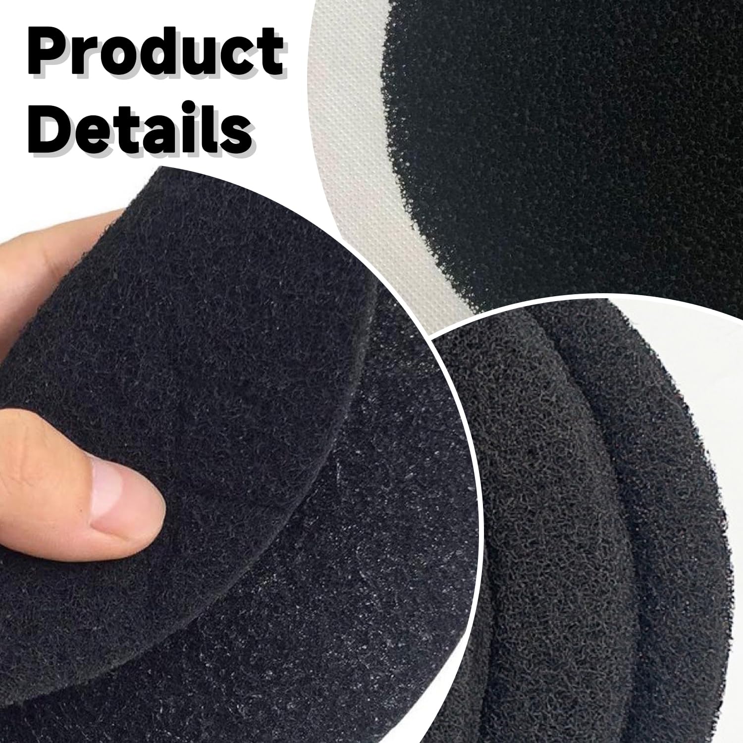 10 Piezas De Algodón De Filtro Redondo, Filtro De Carbono Activado, Accesorios De Cubo De Compost De Cocina, Reemplazo De Algodón De Filtro.