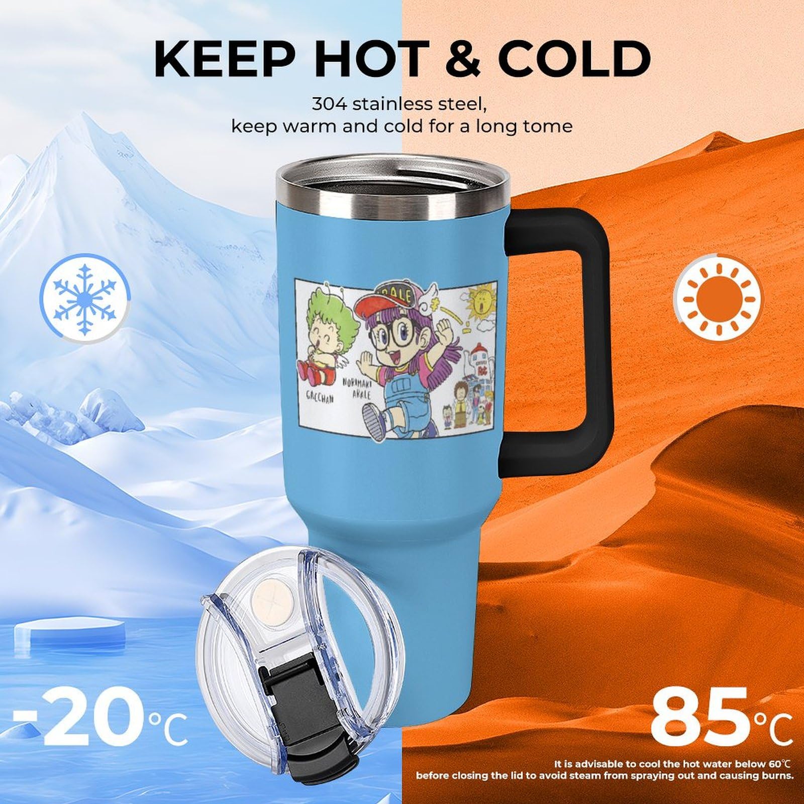 Amazon.co.jp: ドクタースランプ アラレちゃん タンブラー 水筒