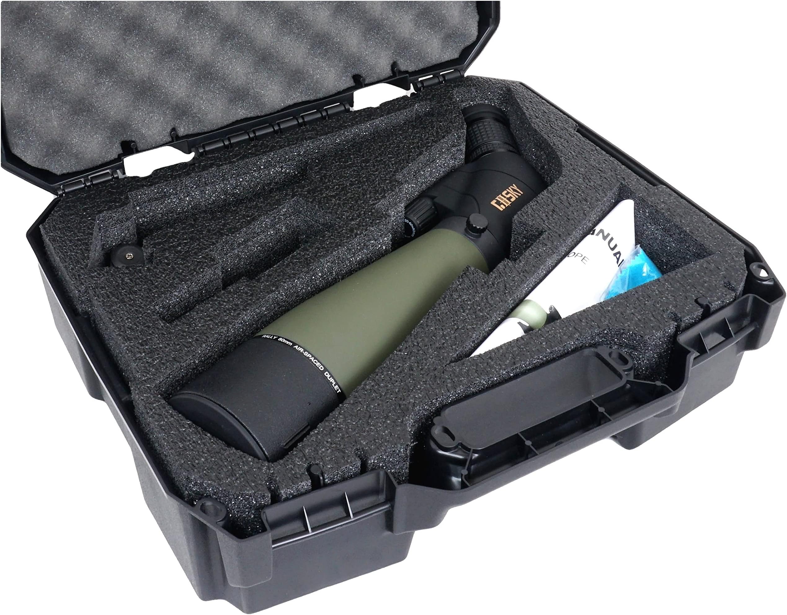 Case Club Pre-Cut Carry Case to Fit GoSky 20-60x80 HD Spotting Scope