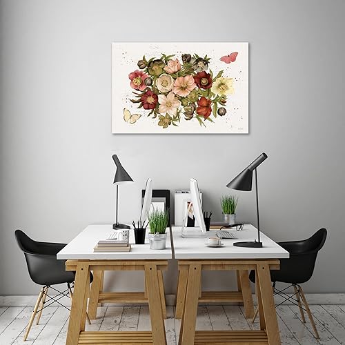 Miniatura 6 de Jaxson Rea "Vintage Petals IV Gallery Wrapped Canvas by Katie Pertiet, 18" x 12"