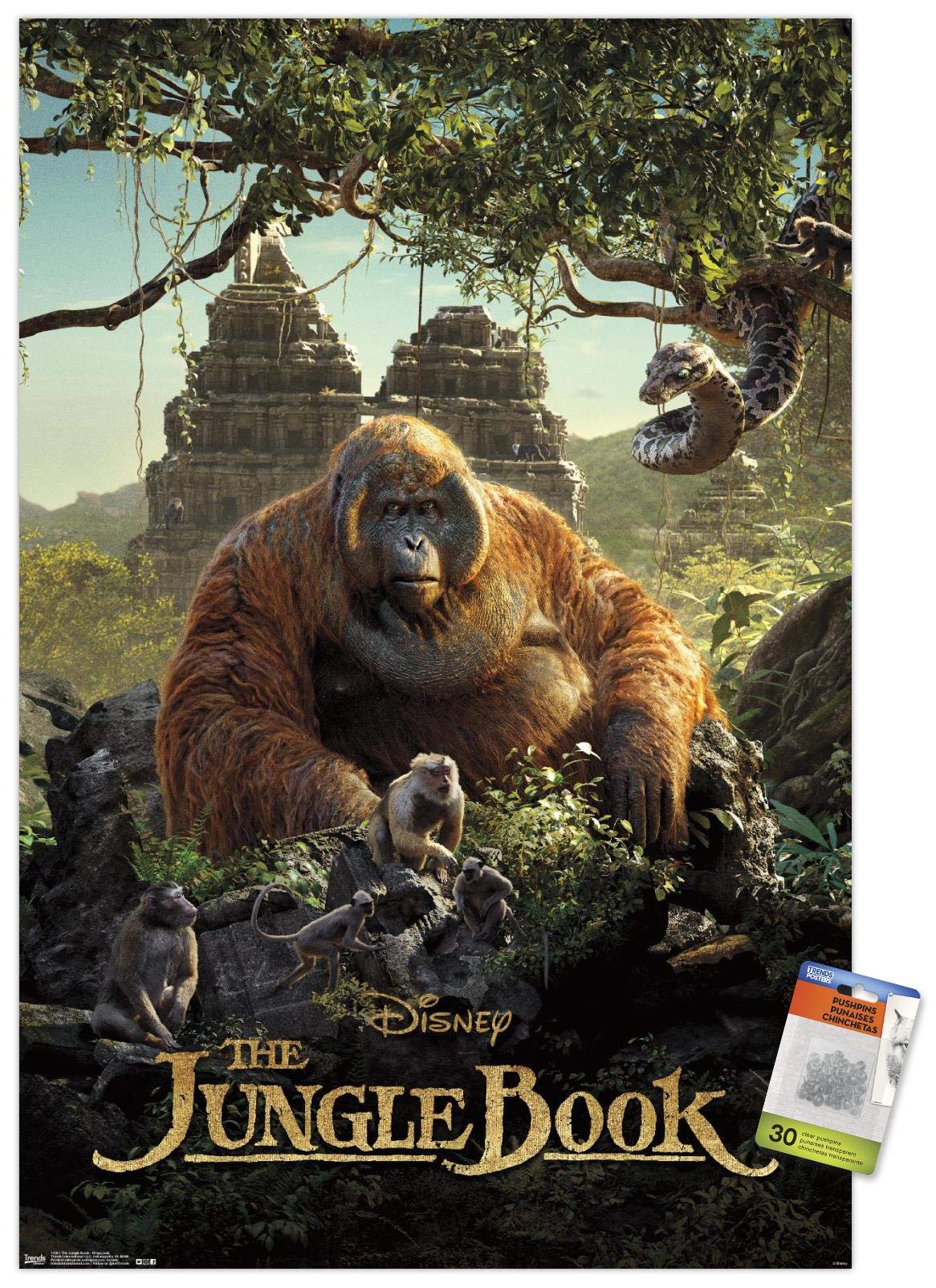 Disney The Jungle Book - King Louie Wall Poster with Push Pins