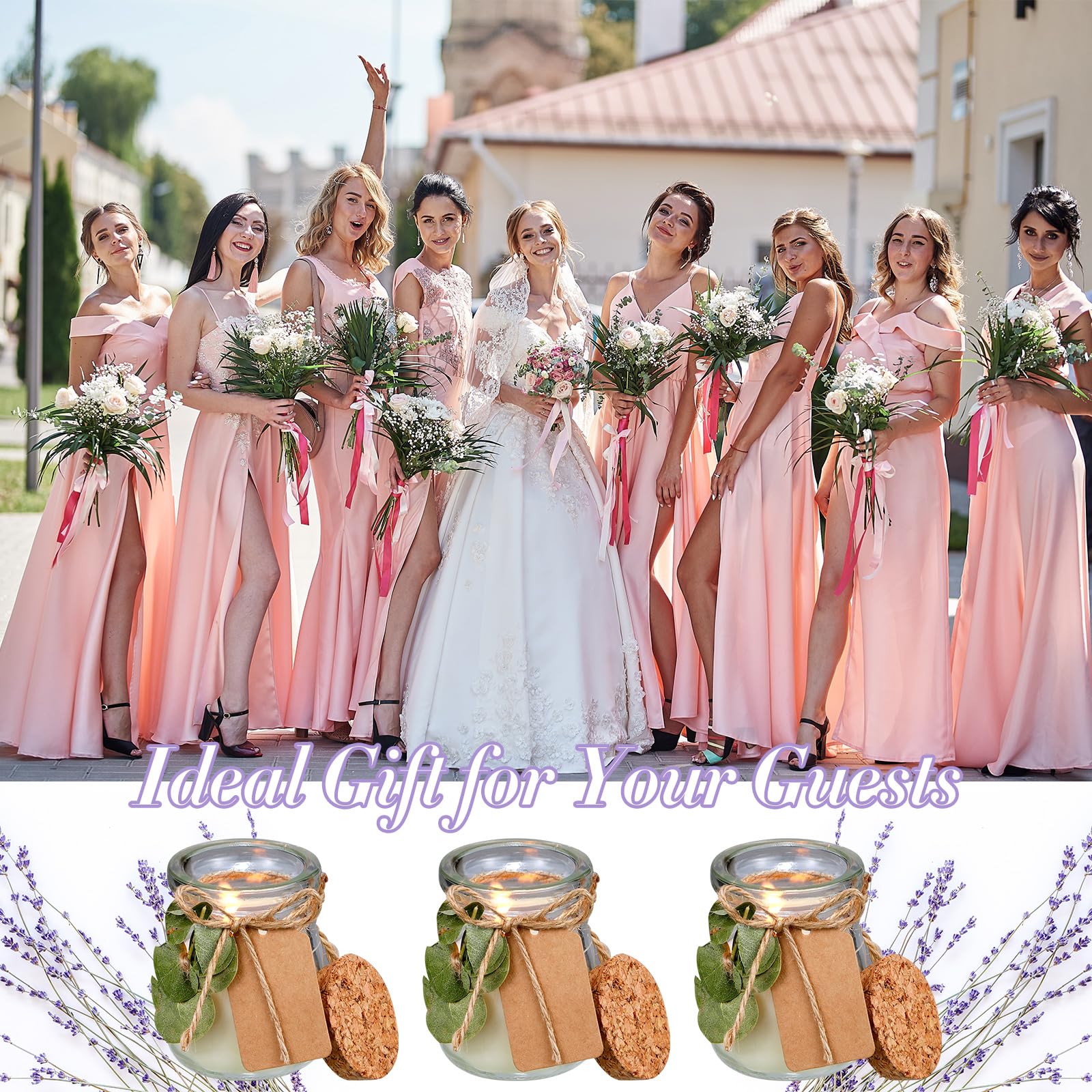 Amazon.co.jp: MTLEE ウェディングキャンドル 50個セット ゲストギフト