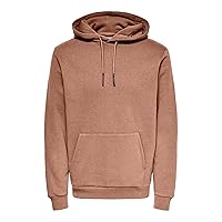 ONLY & SONS Hoodie Sweat Onsceres-Felpa con Cappuccio Noos, Sughero