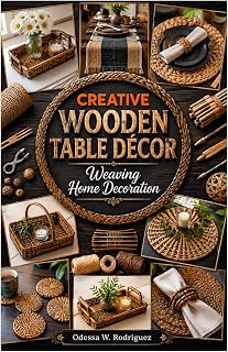 CREATIVE WOODEN TABLE DÉCOR: Weaving Home Decoration
