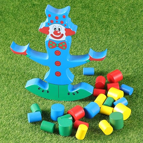 Miniatura 4 de Toyvian Juguetes para niños Juguetes para niños Juguetes educativos Juguete de equilibrio de habilidades tempranas Payaso Puzzle Educación Balance