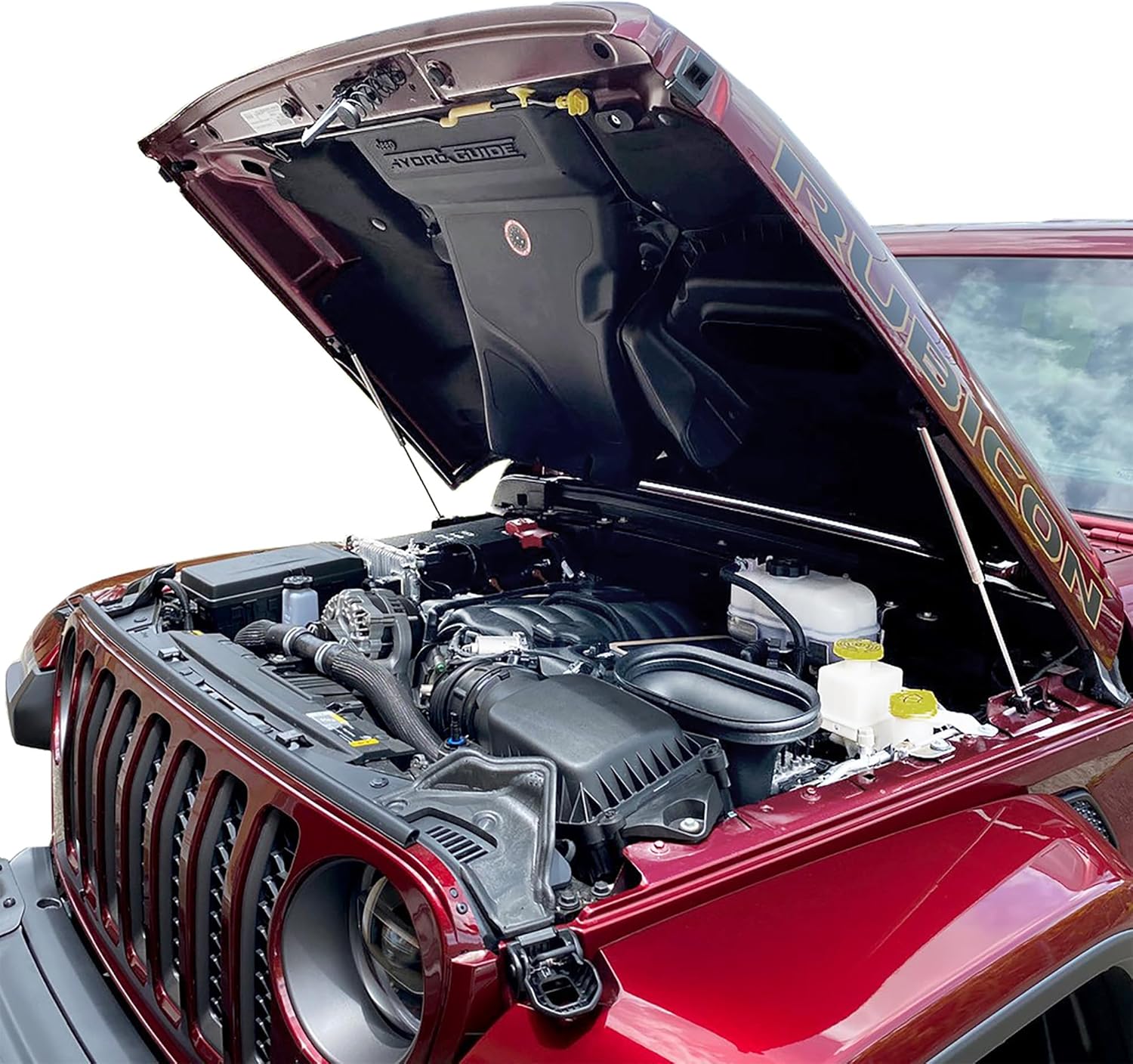 Redline Tuning 21-20007-03 Hood Quicklift Elite Compatible with Jeep Wrangler Rubicon 392 2021+ (Stainless Steel Struts)