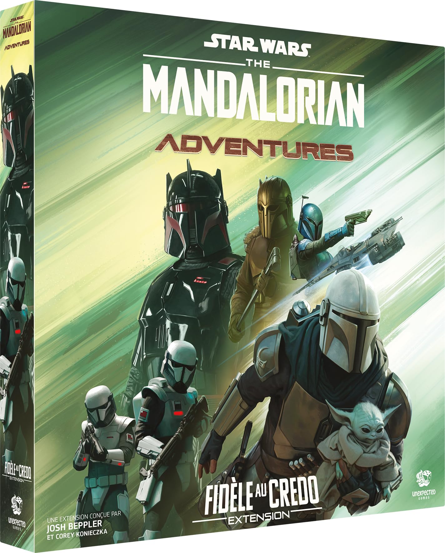 Asmodee - The Mandalorian Adventures Wierny Credo - Rozszerzenie Star Wars™ Cooperative Game - od 12 lat - 1 do 4 graczy - 30-60 min - wersja francuska