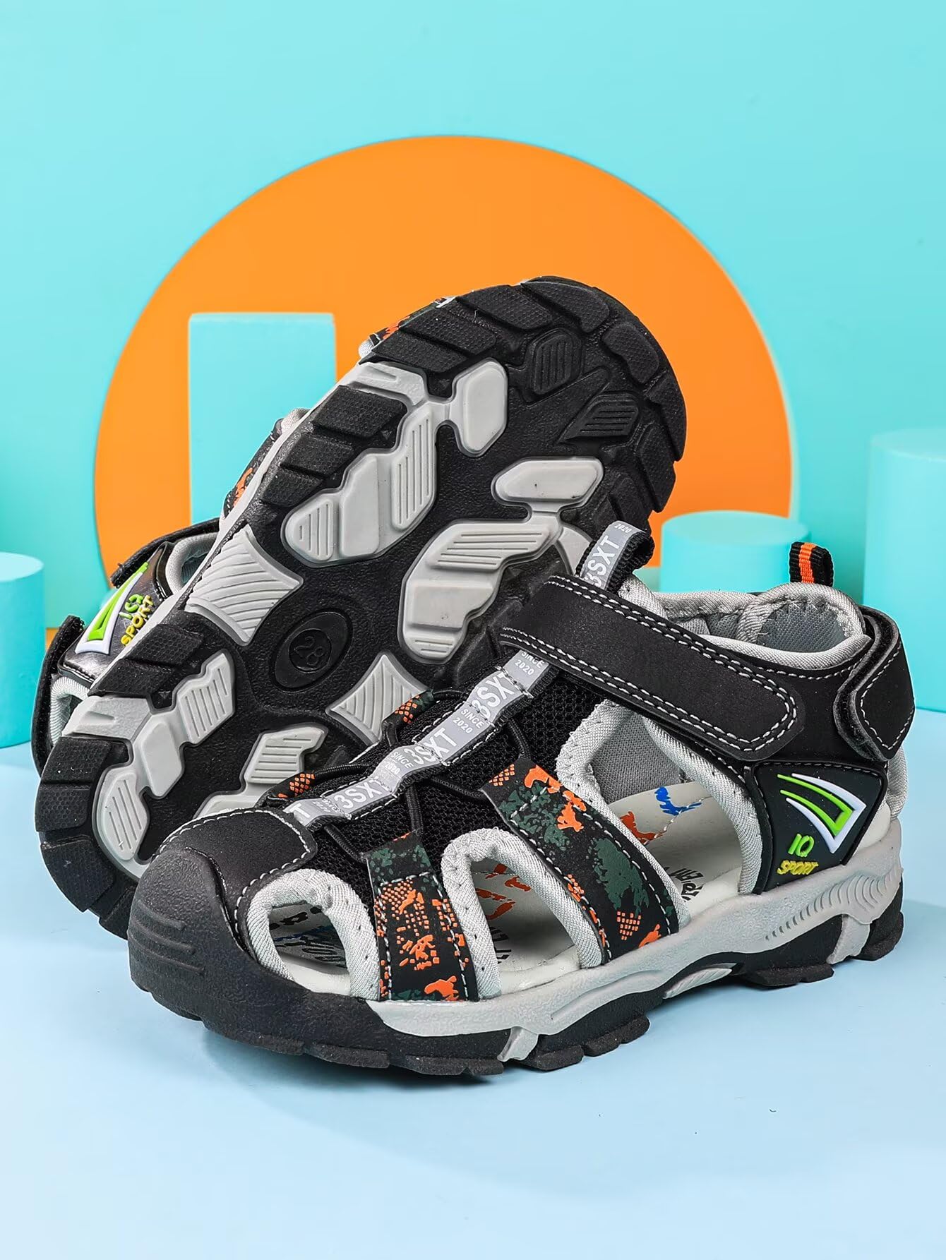 Sandalias de verano para niños y niñas, con puntera cerrada, ligeras, atléticas, para exteriores — view 7