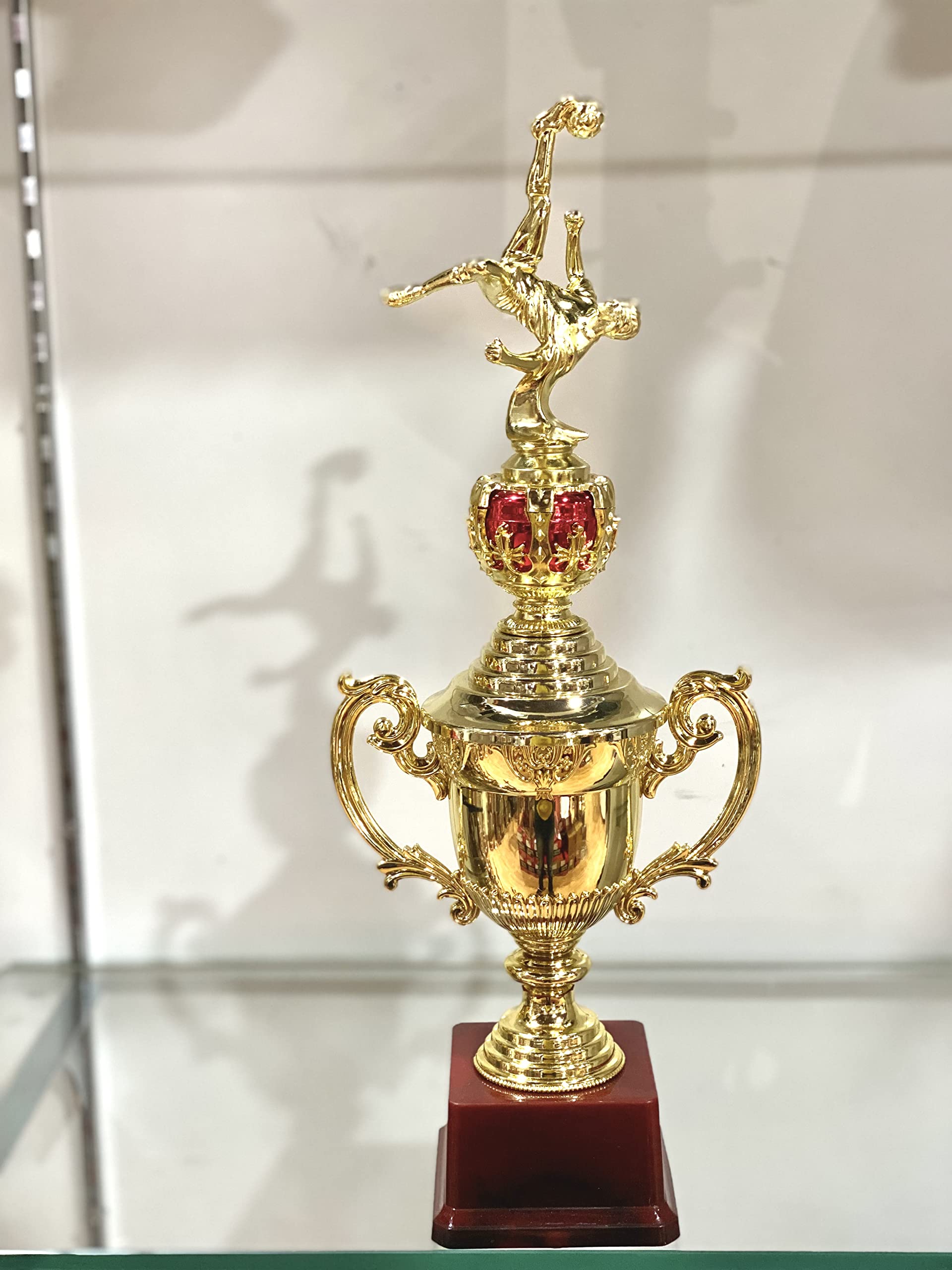 TROPHY JUNCTION Football Cup Kick Trophy (B0B5XZK8QT) Amazon Price History, Amazon Price Tracker