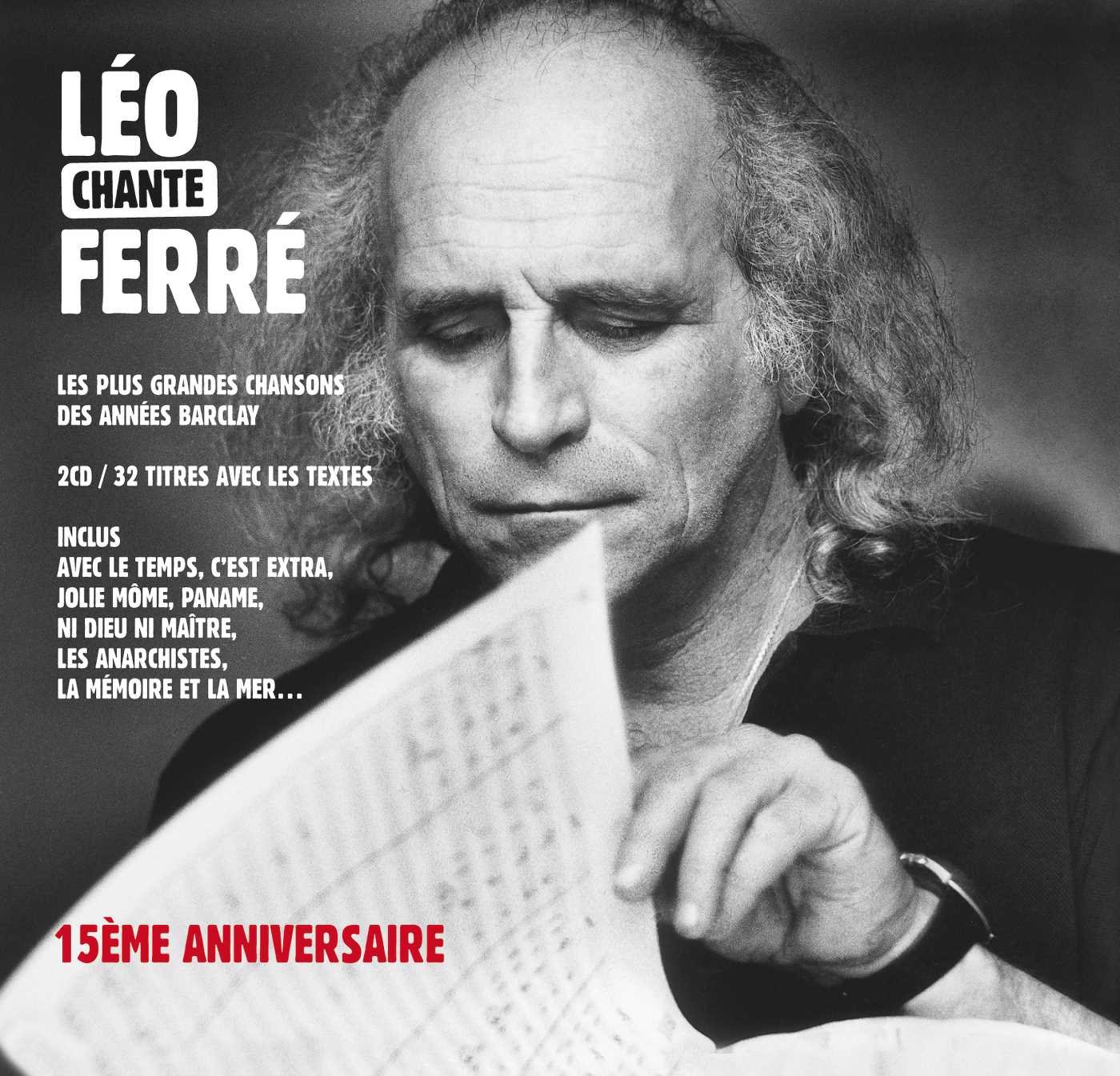 Avec Le Temps [Audio CD] Leo Ferre; Léo Ferré; L o Ferr; Marc Chantereau; Juan Carlos Cedron and Paco Ib ez