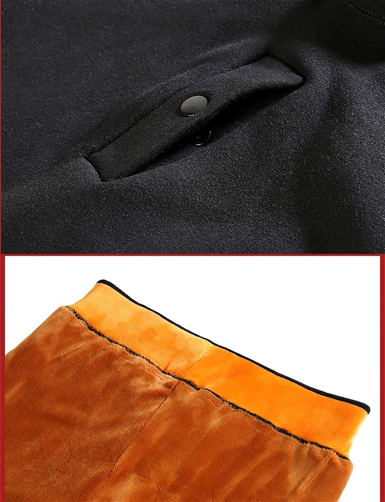 G&F Hombres Pantalones Ropa Interior Térmica Algodón Espesar Calzoncillos Largos Parte Inferior Capa Base For Cámping Invierno M-5XL