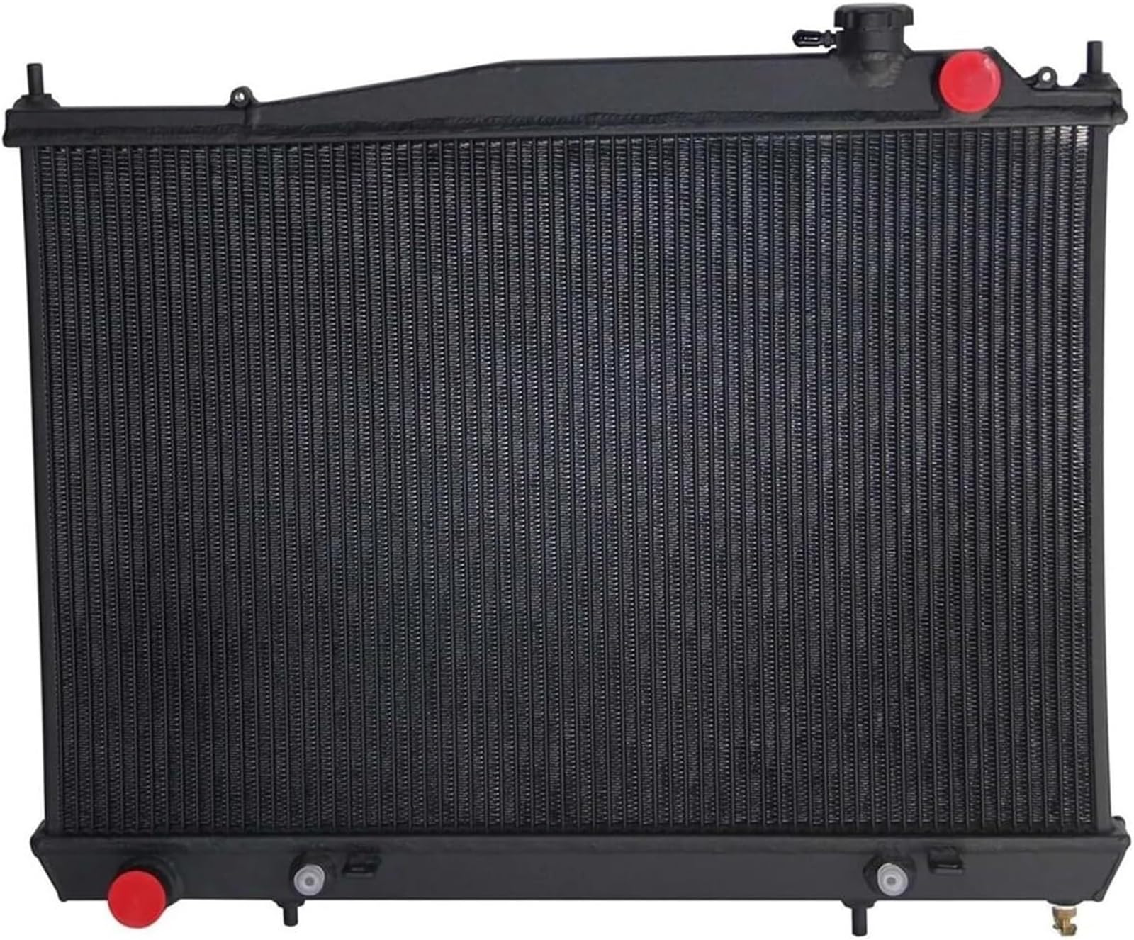 Auto per radiatore Alluminio per con tappo per Nissan 1997-2001 per parti del motore(Nero)