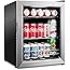 Ivation 62 Can Beverage Refrigerator | Freestanding Ultra Cool Mini Drink Fridge | Beer, Cocktails, Soda, Juice Cooler for Ho
