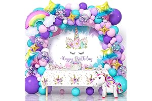 Unicorn Birthday Decorations Party Supplies for Girls