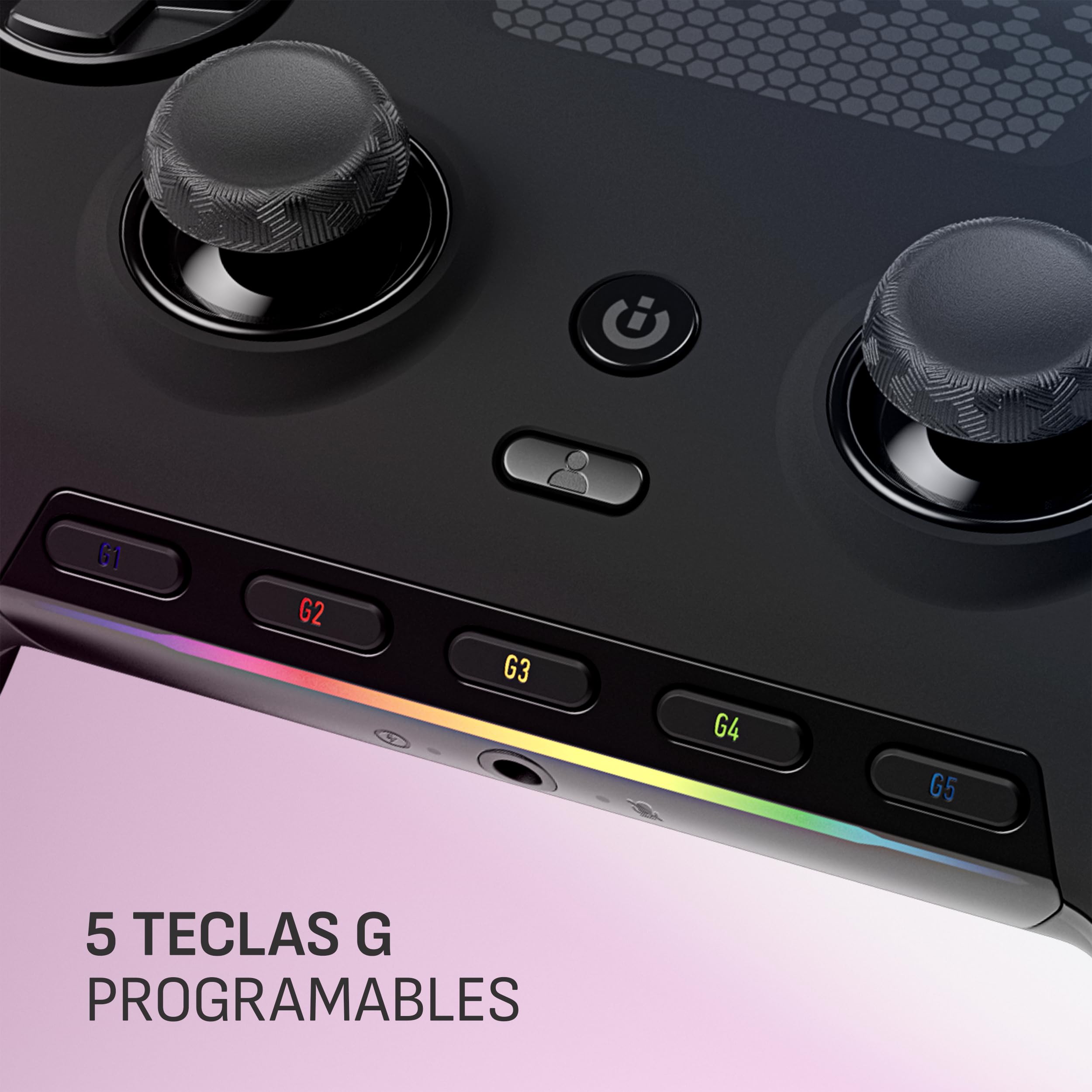 Scuf ENVISION V2 (2025) Mando de Juegos Sólo Para PC Con Cable – Pulgares Antideriva – Cinco Teclas G Extraíbles – Palas Traseras Extraíbles – Negro