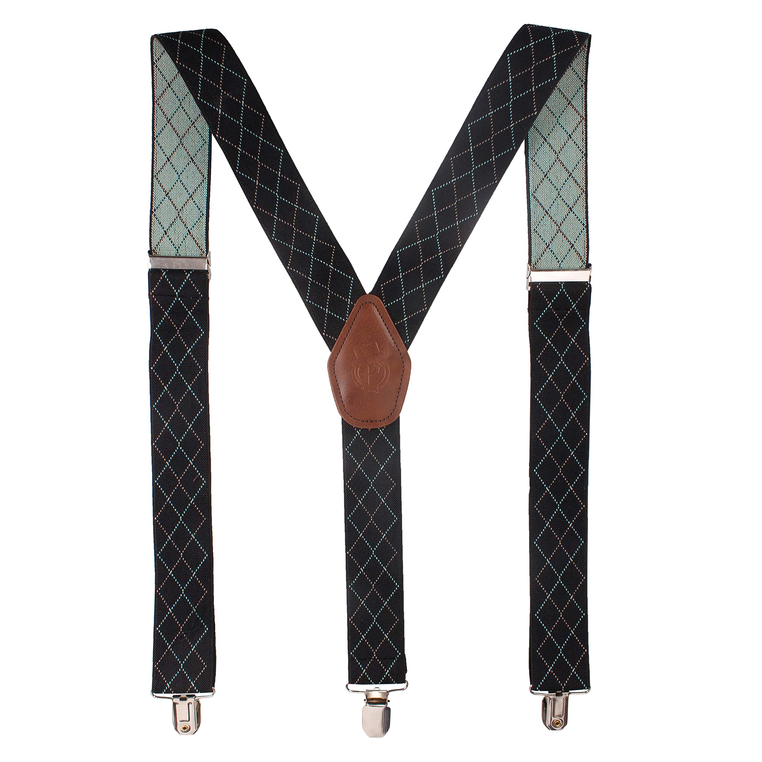 PelucheStately 3.5cm strap width suspender for men