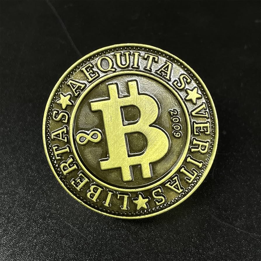 Amazon.co.jp: ビットコイン Fidget Toys 磁気ハプティックコインEDC