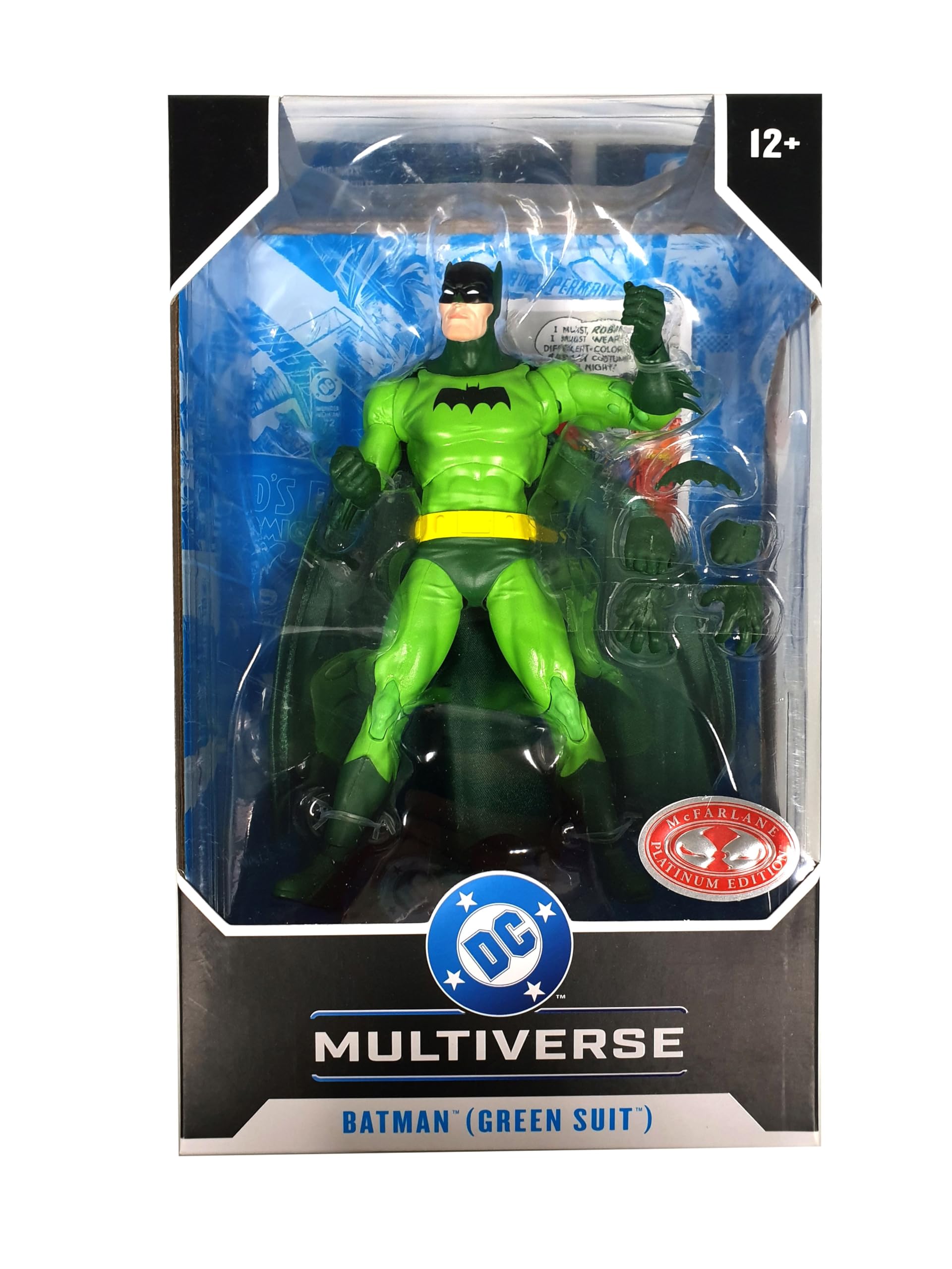 DC Multiverse - Batman (Green Suit) Red Platinum Chase - McFarlane Toys Figure